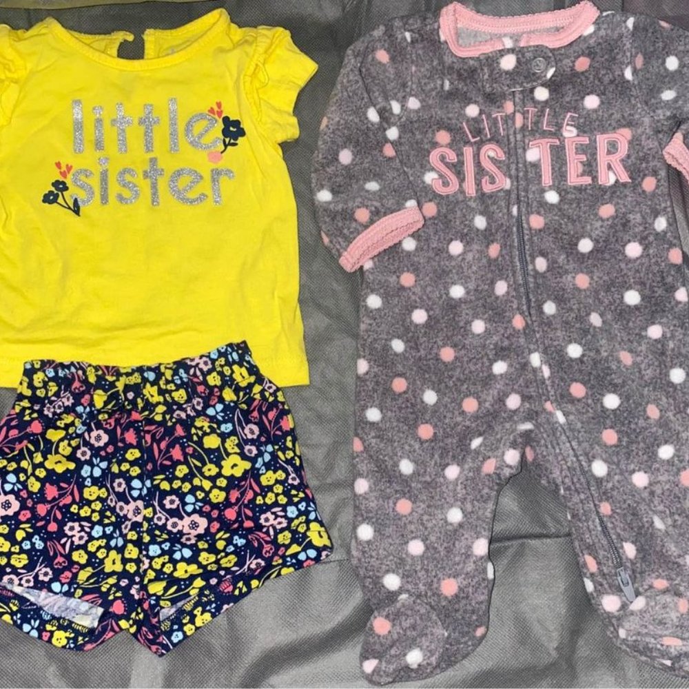 Little Sister- Outfit and Footie Pajamas